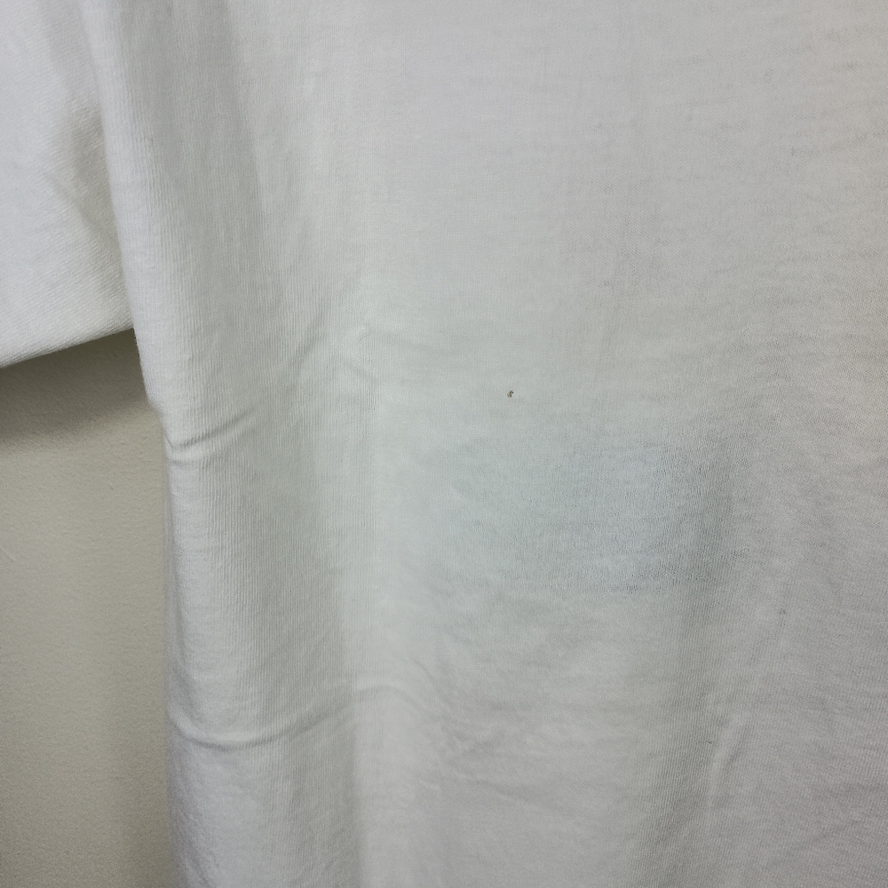 Vintage 80s LA California T Shirt White Large Short Sleeve Single Stitch USA - Picture 12 of 15
